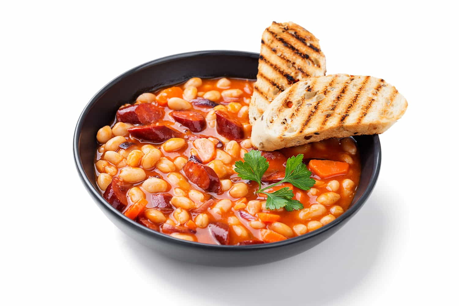 fagioli con salsicce